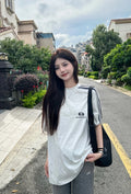 Balenciaga Double-Ring Logo Embroidered Cotton T-Shirt