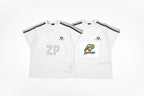 Balenciaga Double-Ring Logo Embroidered Cotton T-Shirt