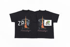 Balenciaga Eiffel Tower Night View Printed Cotton T-Shirt