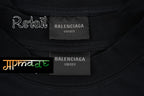 Balenciaga Paris Embroidery Glued Short-Sleeve T-Shirt