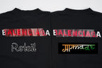 Balenciaga Paris Embroidery Glued Short-Sleeve T-Shirt