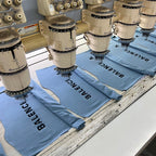 Balenciaga Paris Embroidery Glued Short-Sleeve T-Shirt
