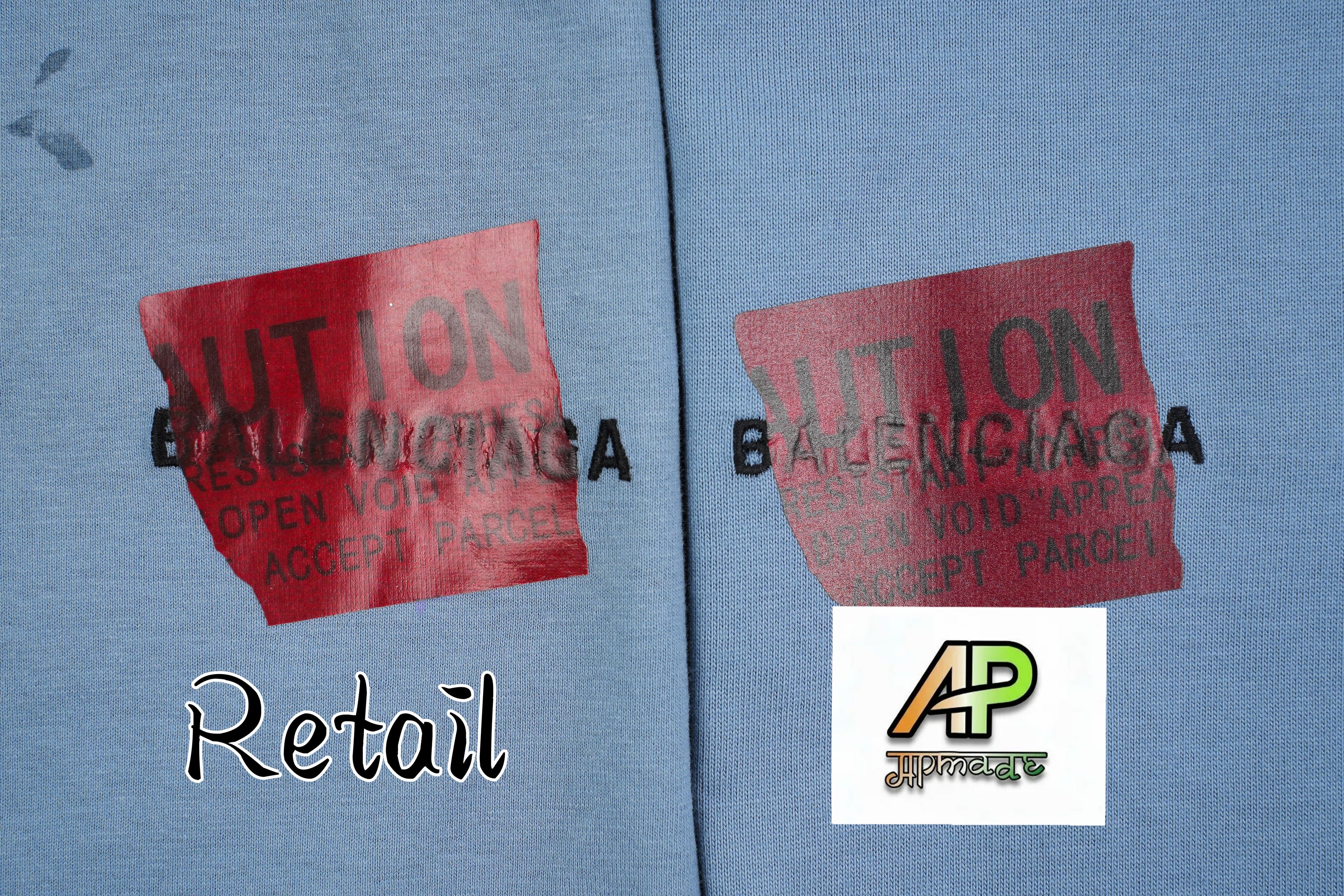 Balenciaga Paris Embroidery Glued Short-Sleeve T-Shirt