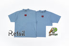 Balenciaga Paris Embroidery Glued Short-Sleeve T-Shirt