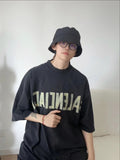 Balenciaga Paris Yellow Rubber Strip Short-Sleeve T-Shirt