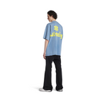 Balenciaga Paris Yellow Rubber Strip Short-Sleeve T-Shirt