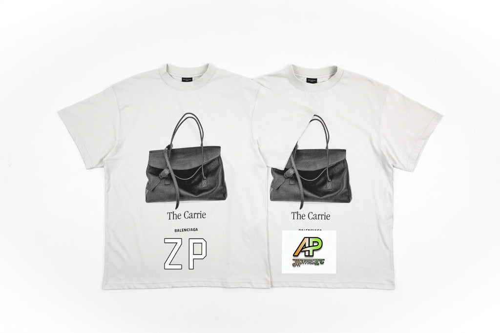 Balenciaga Long-Length Graphic Cotton T-Shirt