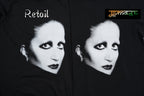 Balenciaga Portrait Print Distressed Short-Sleeve T-Shirt