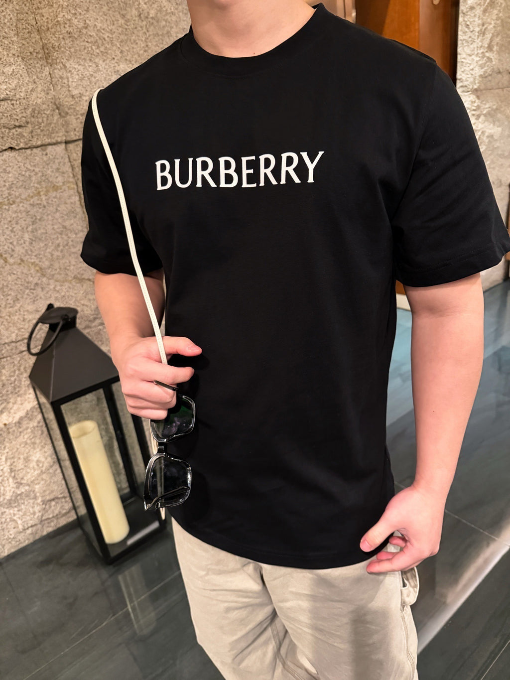 Burberry 26SS Crew Neck Printed Cotton T-Shirt