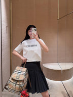 Burberry 26SS Crew Neck Printed Cotton T-Shirt