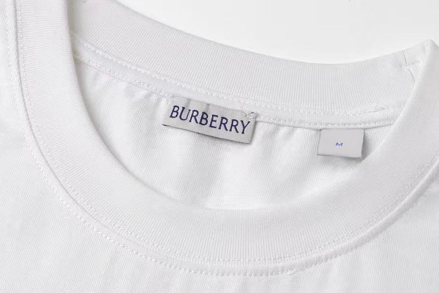 Burberry 26SS Crew Neck Printed Cotton T-Shirt