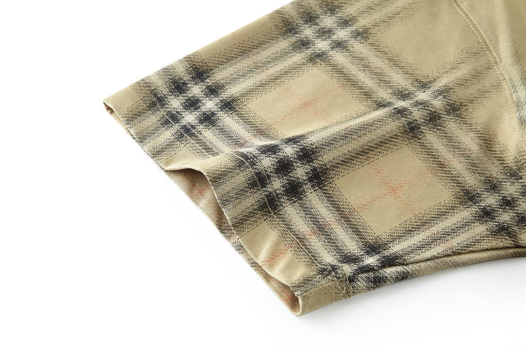 Burberry Check Print Short-Sleeve T-Shirt