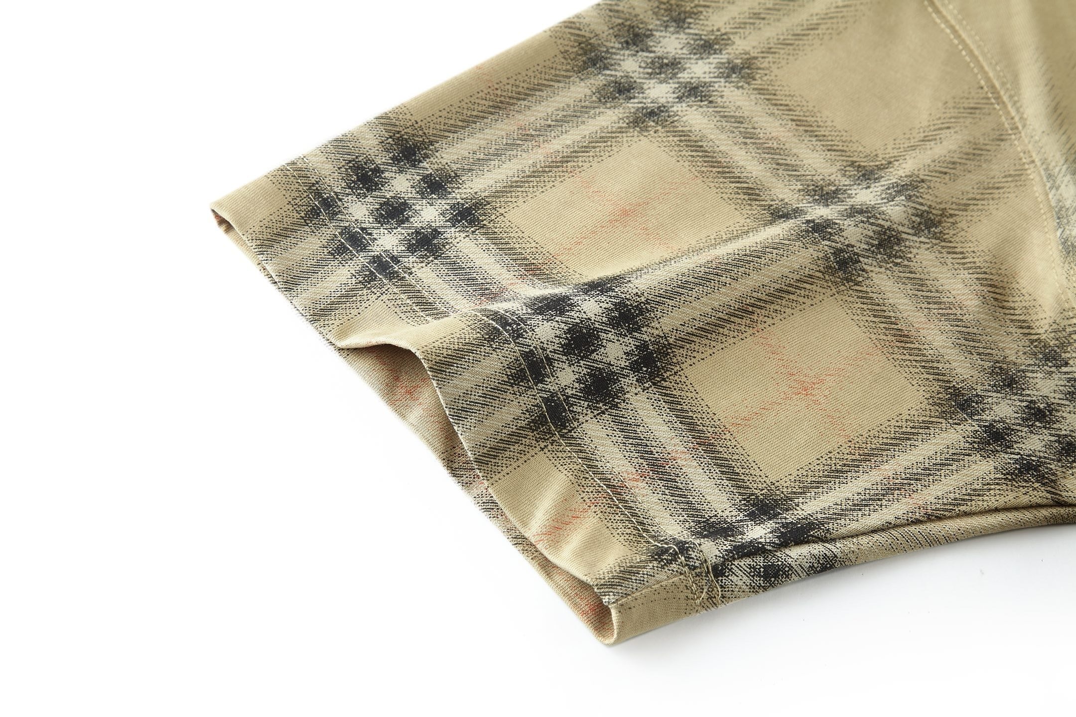 Burberry Check Print Short-Sleeve T-Shirt