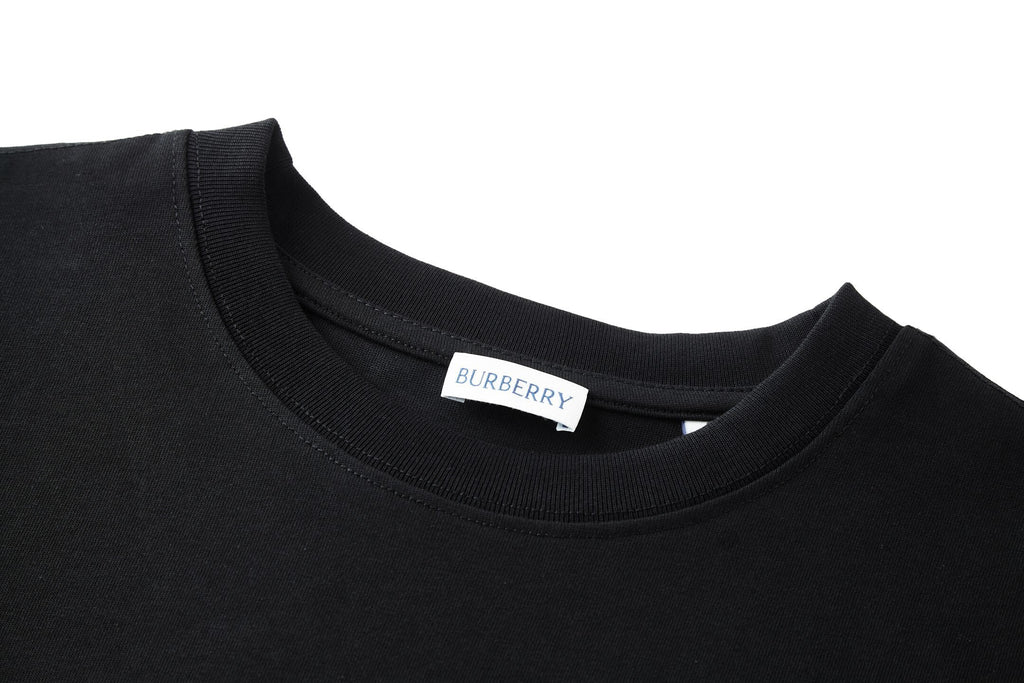 Burberry Embroidered Horse Logo Short-Sleeve T-Shirt