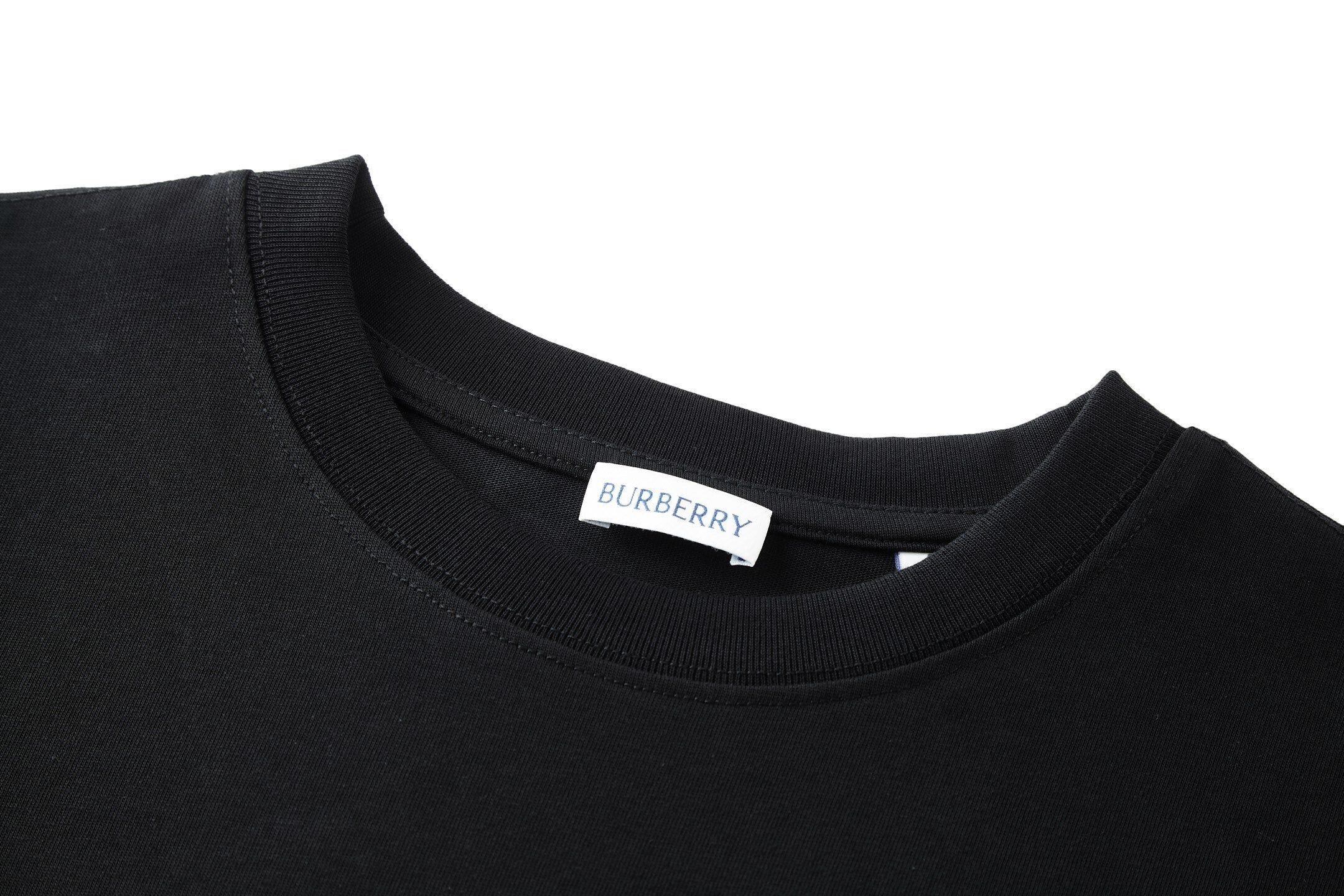 Burberry Embroidered Horse Logo Short-Sleeve T-Shirt