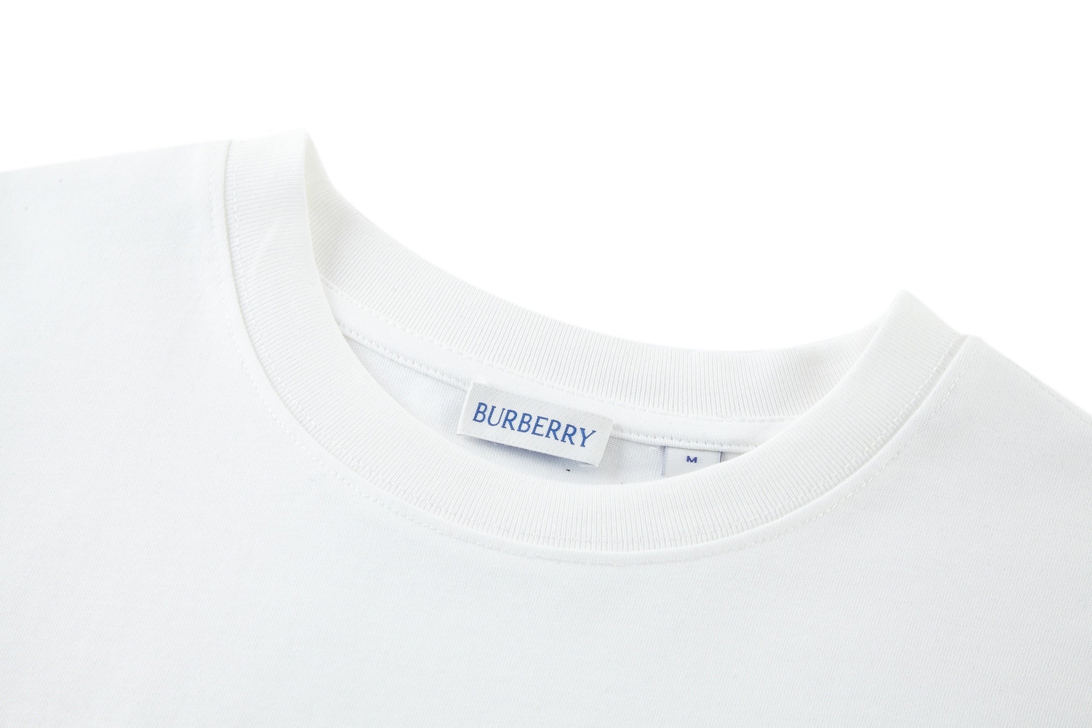 Burberry Embroidered Horse Logo Short-Sleeve T-Shirt