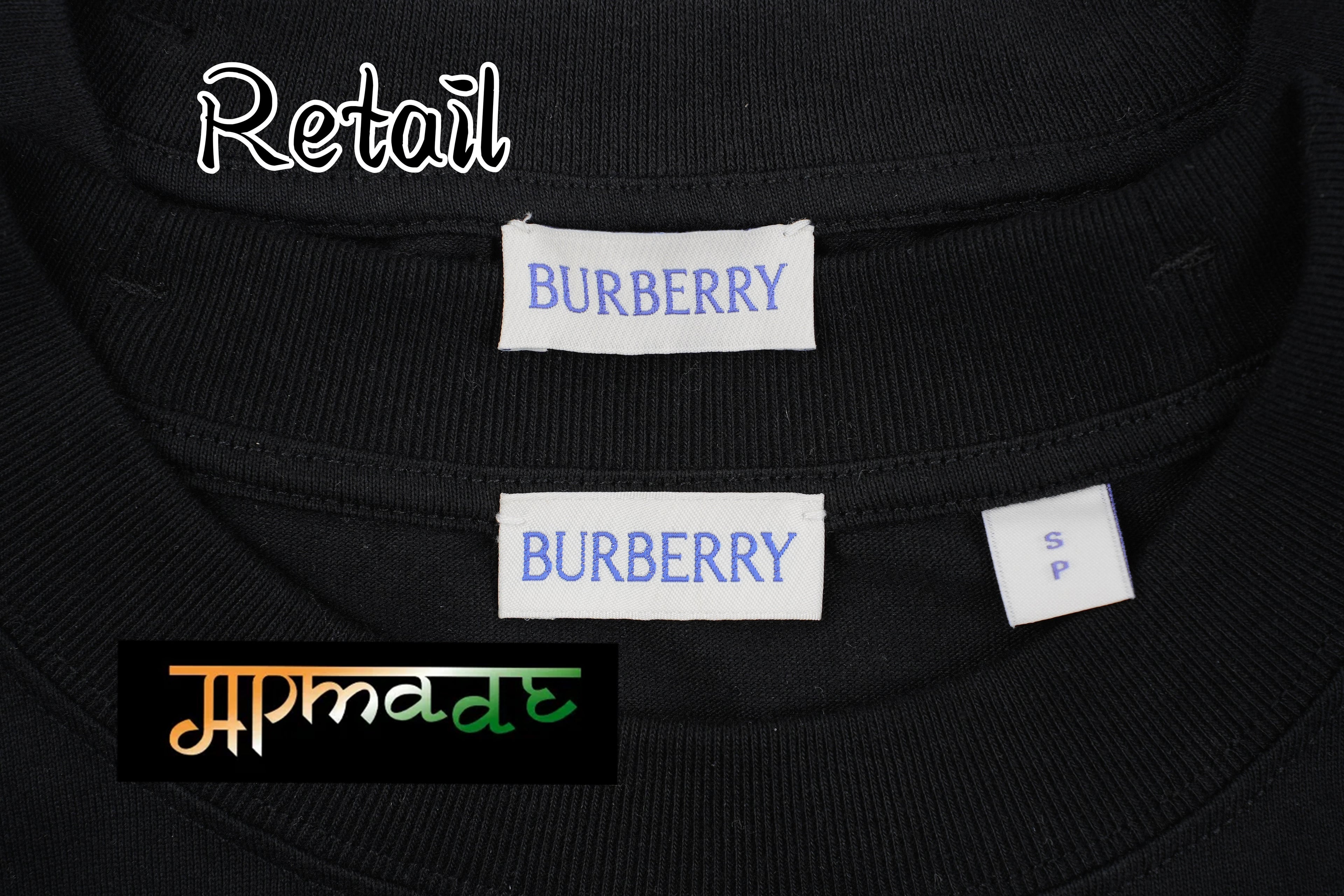 Burberry Plaid Horse Logo Short-Sleeve T-Shirt