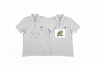 Burberry Cotton-Spandex Double-Sided Pearl Knit Polo Shirt