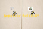 Burberry Bee Motif Lettering Logo Crew Neck T-Shirt