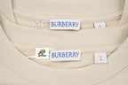 Burberry Bee Motif Lettering Logo Crew Neck T-Shirt