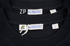 Burberry Bee Motif Lettering Logo Crew Neck T-Shirt