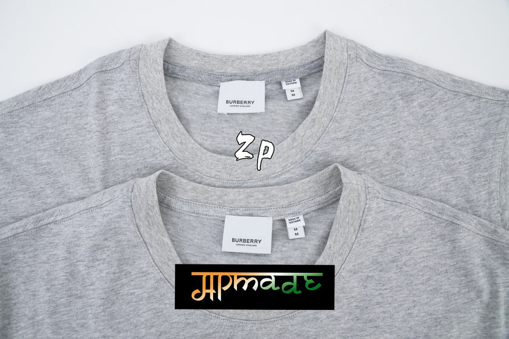 Burberry Lyocell Silk-Gloss Embroidered Crew Neck T-Shirt