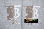 Burberry Lyocell Silk-Gloss Embroidered Crew Neck T-Shirt