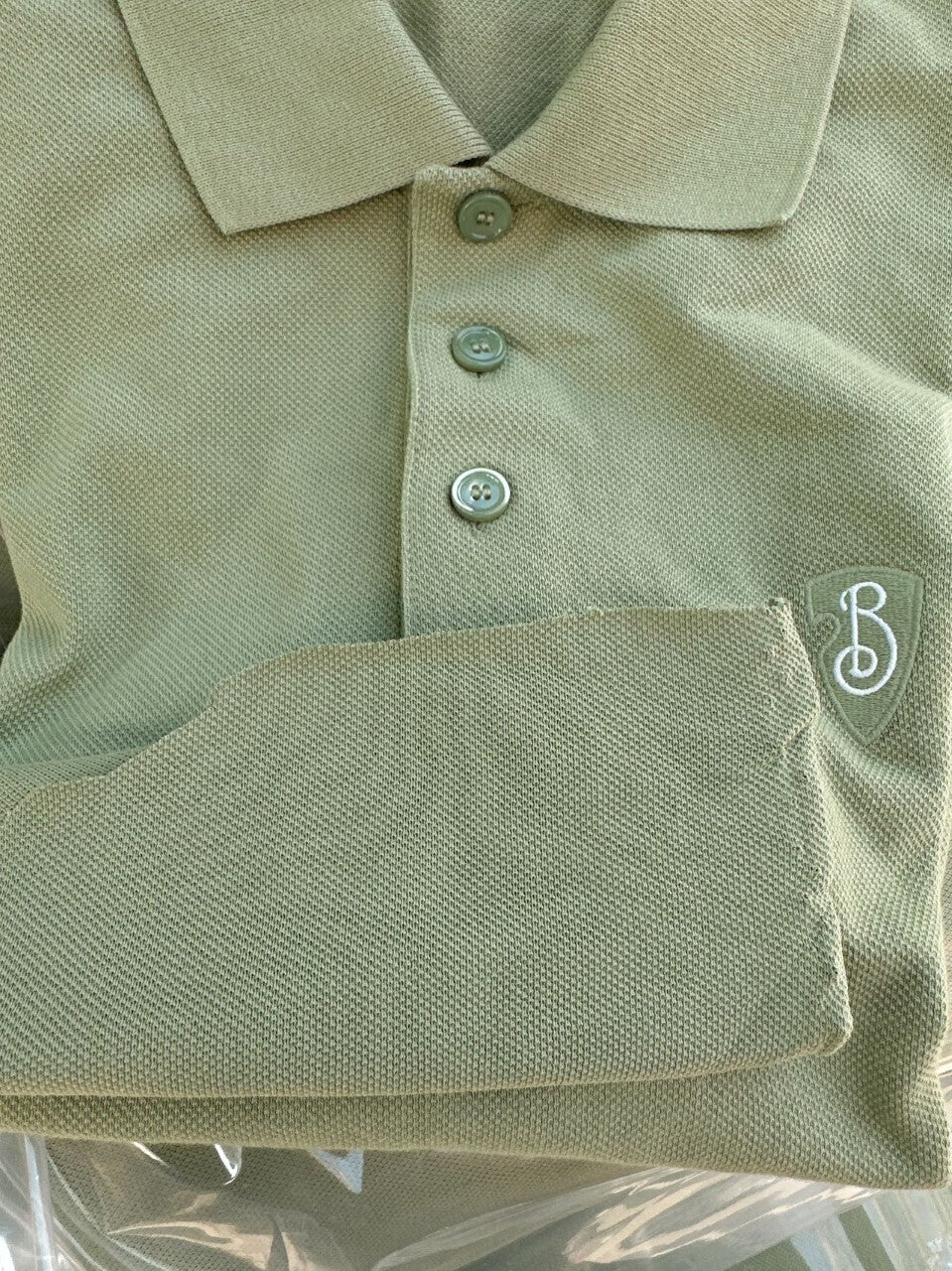 Burberry EKD Shield Bead Mesh Cotton T-Shirt