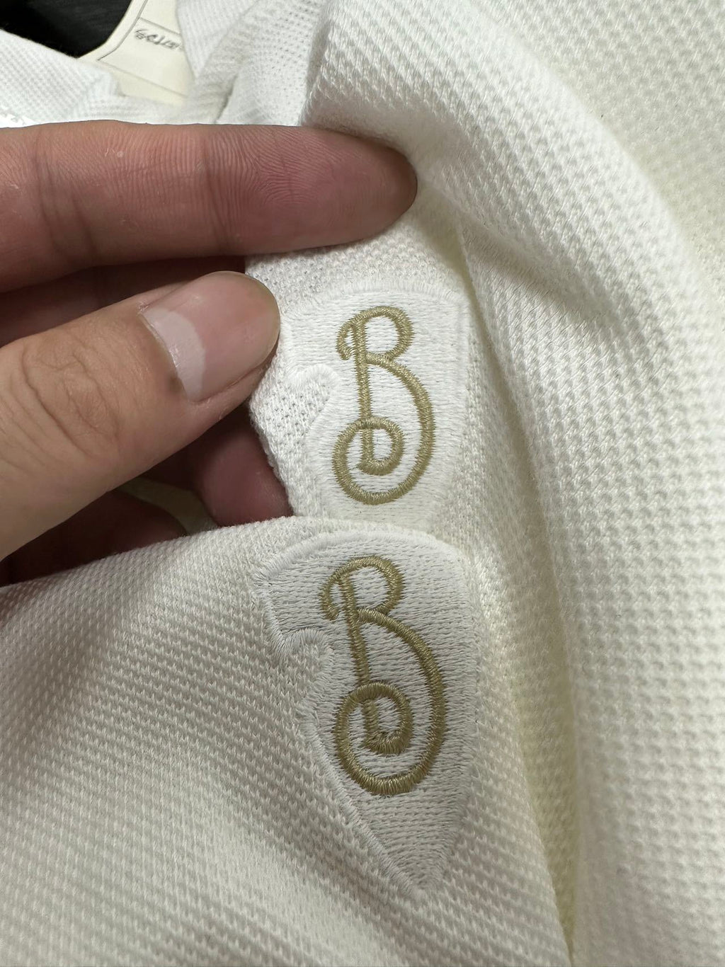 Burberry EKD Shield Bead Mesh Cotton T-Shirt