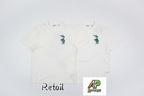 Burberry Equestrian Knight Logo Print Crew Neck T-Shirt