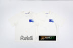Burberry Chalk White Logo Print Crew Neck T-Shirt