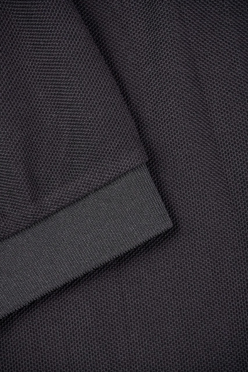 Burberry Black Pearl Knit Embroidered Logo Polo T-Shirt