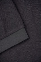 Burberry Black Pearl Knit Embroidered Logo Polo T-Shirt