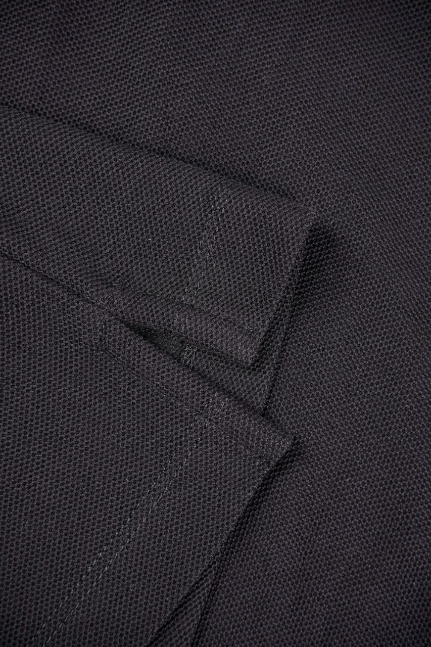 Burberry Black Pearl Knit Embroidered Logo Polo T-Shirt