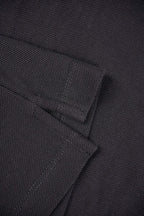 Burberry Black Pearl Knit Embroidered Logo Polo T-Shirt
