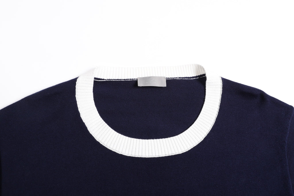 Dior Lily of the Valley Embroidered Cotton T-Shirt