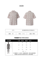 Dior Logo Letter Appliqué Hollow Knit Shirt