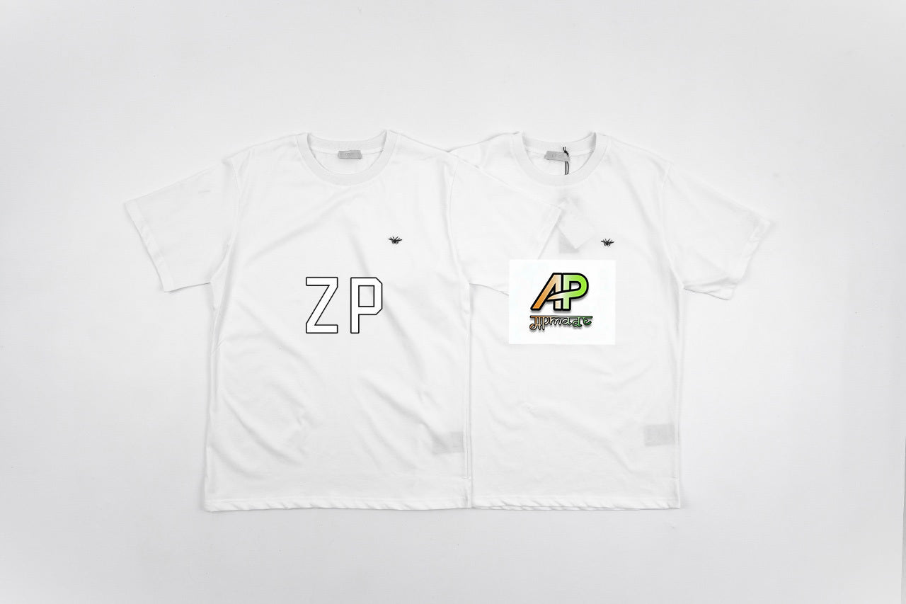 Burberry Bee Logo Embroidered Cotton T-Shirt