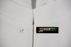 Burberry Velvet Flocked Letter Print Cotton T-Shirt