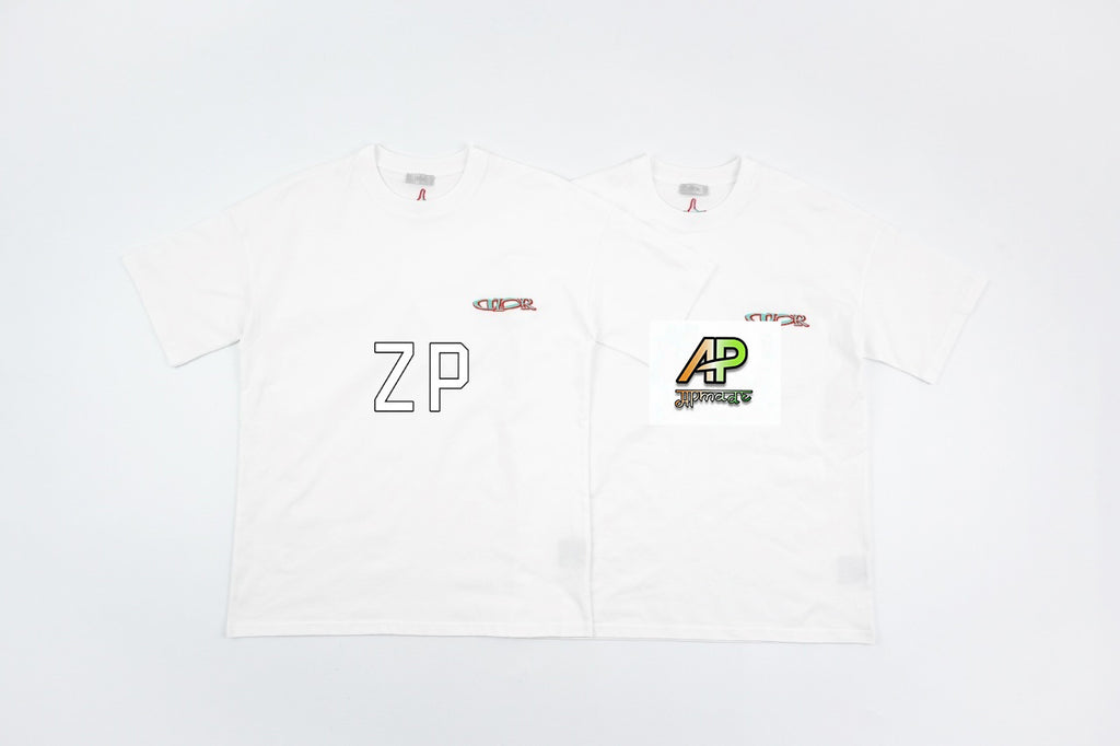 Burberry Tatami Embroidered Crew Neck Cotton T-Shirt