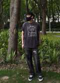 SAINT MXXXXXX Cable Graphic Direct-Print T-Shirt