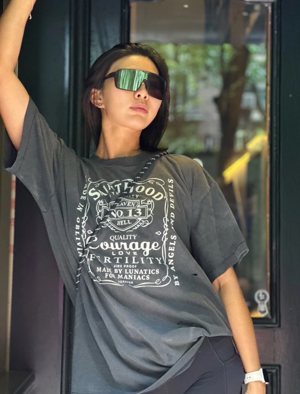 SAINT MXXXXXX Cable Graphic Direct-Print T-Shirt