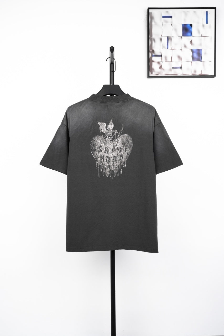 SAINT MXXXXXX Cable Graphic Direct-Print T-Shirt