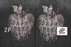 SAINT MXXXXXX Cable Graphic Direct-Print T-Shirt