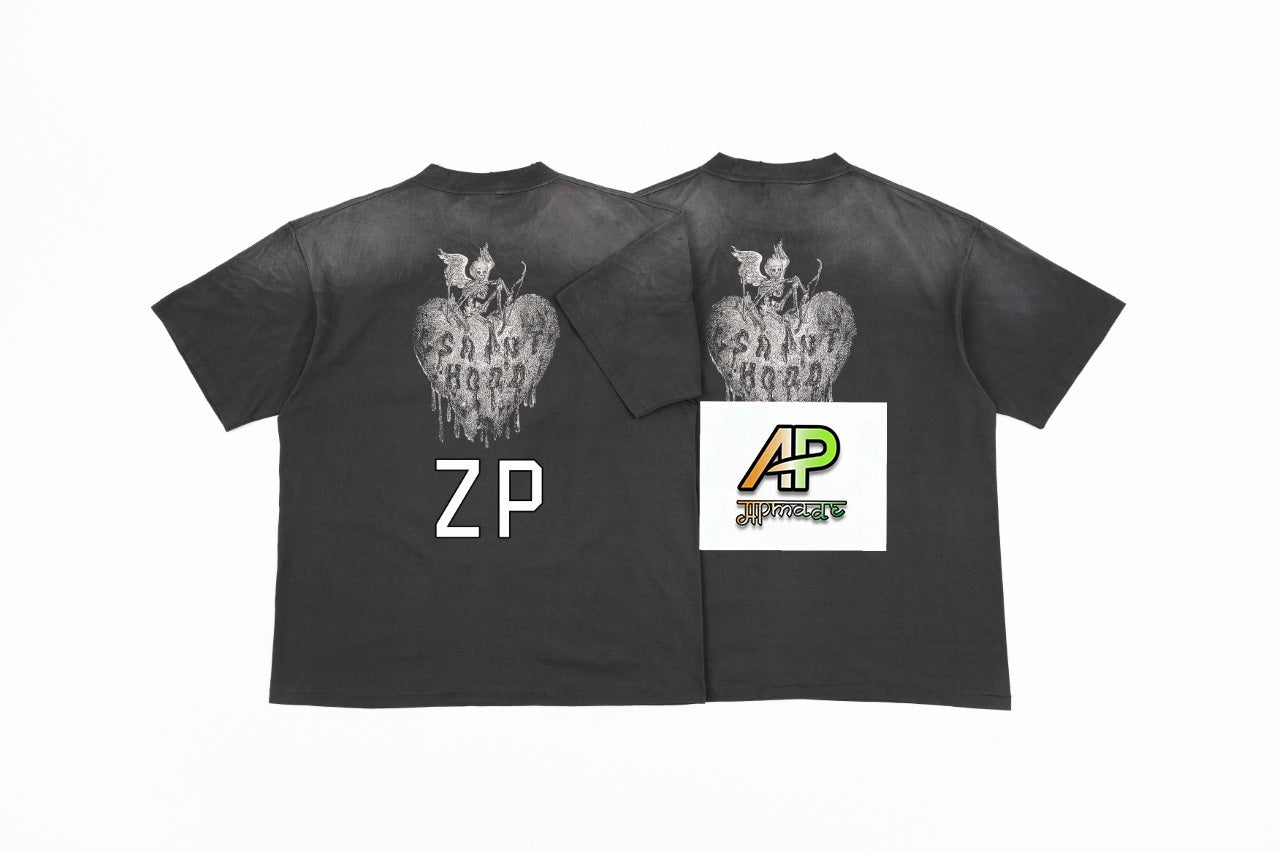 SAINT MXXXXXX Cable Graphic Direct-Print T-Shirt
