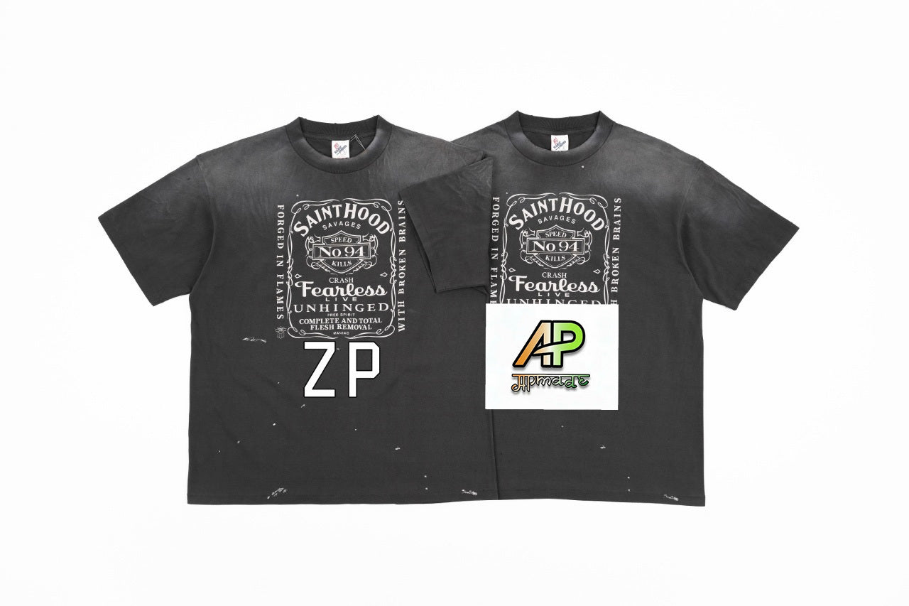 SAINT MXXXXXX Cable Graphic Direct-Print T-Shirt