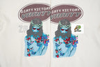 SAINT MXXXXXX Vintage Distressed Direct-Print T-Shirt