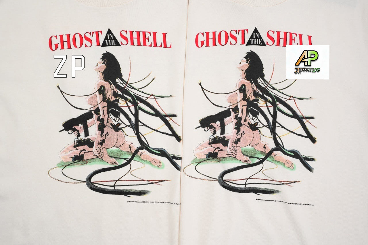 SAINT MXXXXXX Frosted Wash Direct-Print Tubular T-Shirt