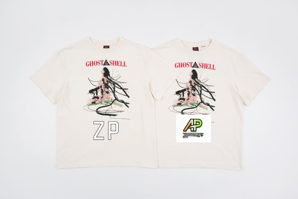 SAINT MXXXXXX Frosted Wash Direct-Print Tubular T-Shirt