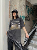 SAINT MXXXXXX Vintage Tubular Cotton Direct-Print T-Shirt
